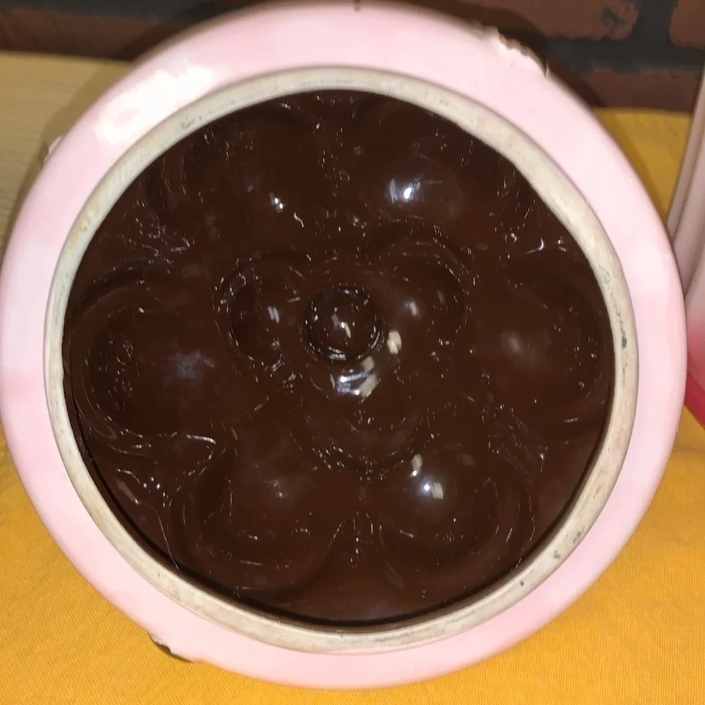1979 Vintage Ceramic Hand Painted Cookie Jar Hot Fudge Sundae or Cupcake Dessert - Picture 5 of 13